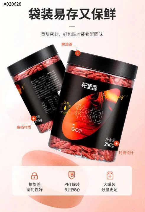 KỶ TỬ NINH HẠ của HÃNG Qilixiang -sỉ 240k/set 1kg