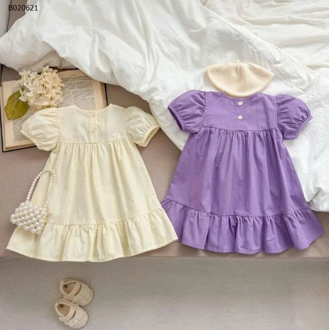 VÁY BABYDOLL CỔ HOA CHO BÉ GÁII-sỉ 154k
