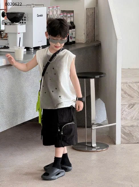 Áo tanktop cho bé TRAI  -sỉ 133k