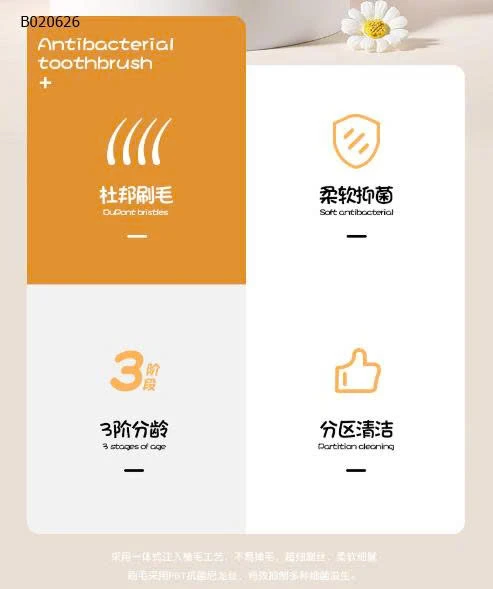 SET 2 BÀN CHẢI ĐÁNH RĂNG CHO BÉ YÊU  -sỉ 34k/set 2c