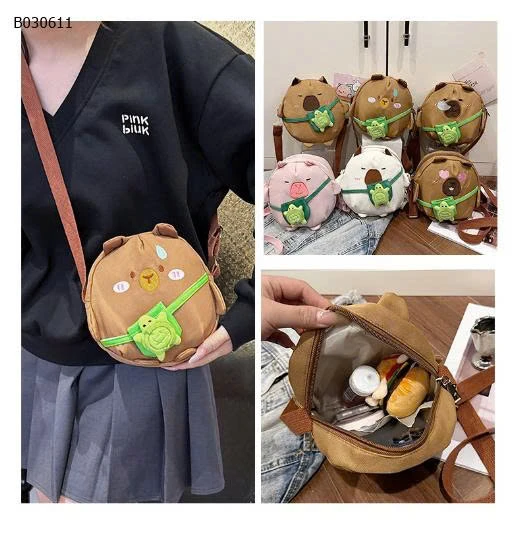 TÚI ĐEO CHÉO CAPYBARA- sỉ 55k