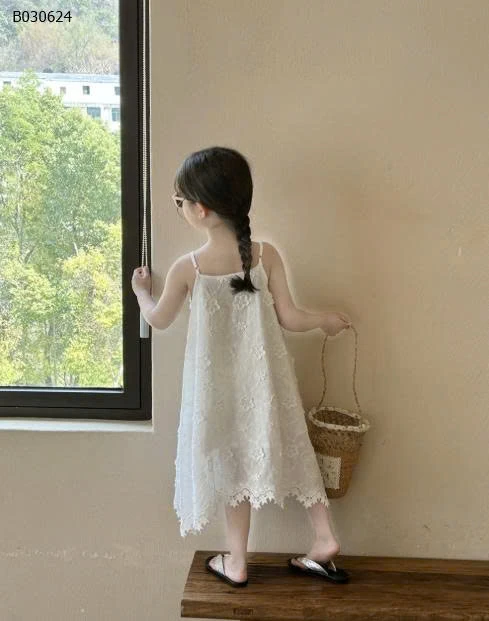 VÁY 2 DÂY REN HOA BG - sỉ 243k