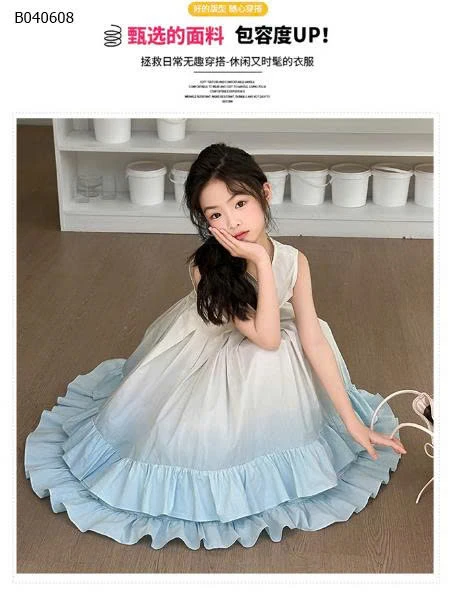 VÁY PHA MÀU BÉ GÁI SZ LỚN- sỉ 215k