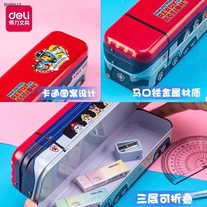 HỘP BÚT Ô TÔ DELI  - sỉ 70k