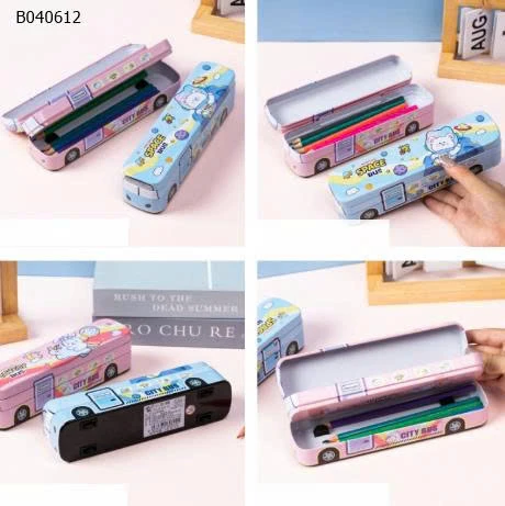 Hộp bút #Deli chó cứu hộ bằng thiếc- sỉ 45k