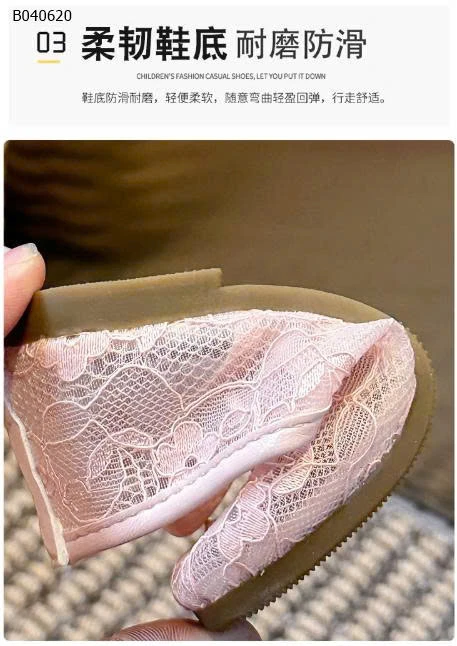 GIÀY REN LƯỚI BÉ GÁI - sỉ Sỉ 21-25: 112k 26-30: 120k 31-34: 128k