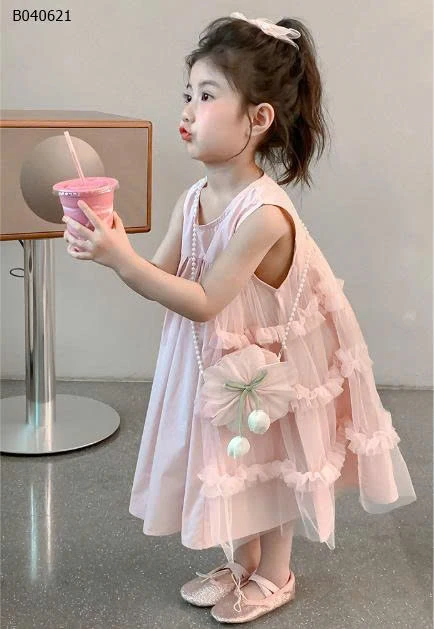 VÁY SÁT NÁCH CÔNG CHÚA KÈM TÚI  - sỉ 182k