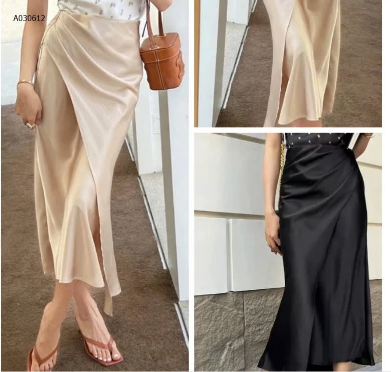 CHÂN VÁY ANNA NHÚN HÔNG XẺ TRƯỚC-Sỉ 183k