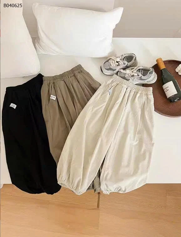 Quần dài mỏng bo ống bé trai hãng ambb - sỉ 146k