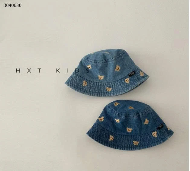 BUCKET DENIM THÊU- sỉ 104k
