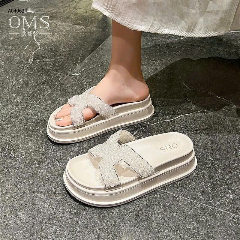 DÉP HÈ SIÊU XINH HÃNG OMS CAO 5,5CM - Sỉ 200k