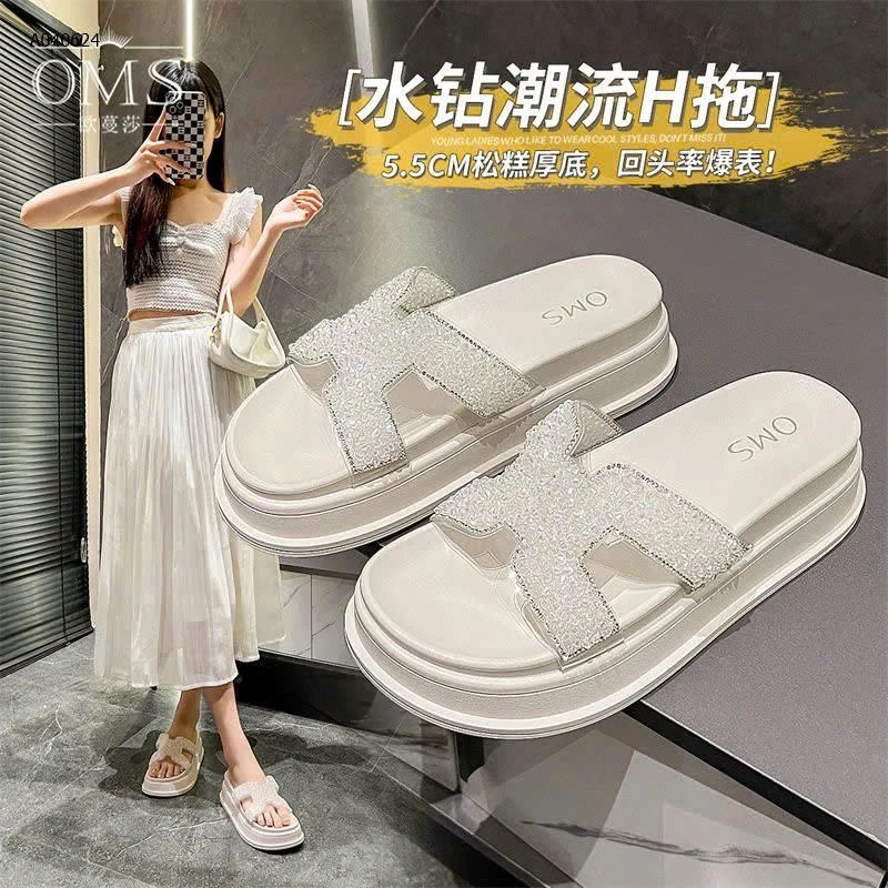 DÉP HÈ SIÊU XINH HÃNG OMS CAO 5,5CM - Sỉ 200k