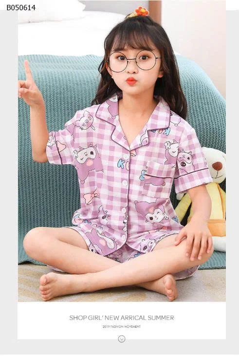 GOM BỘ PIZAMA BÉ GÁI- sỉ 110k