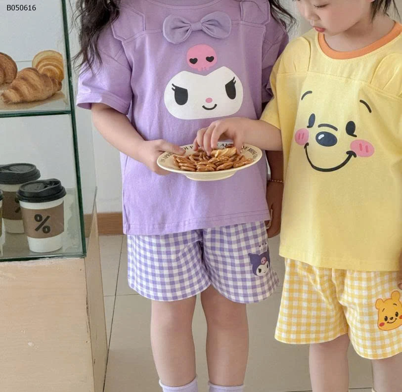 BỘ MẶC NHÀ CHO BÉ YÊU  - sỉ 107k