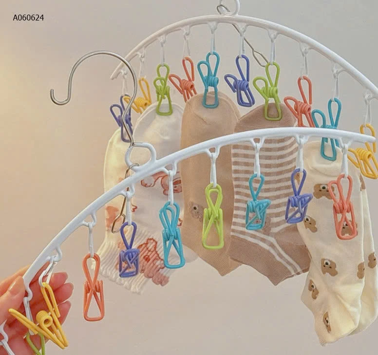 SET 10 MÓC KẸP CẦU VỒNG - sỉ 62k