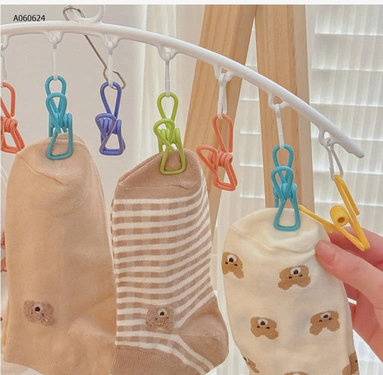 SET 10 MÓC KẸP CẦU VỒNG - sỉ 62k