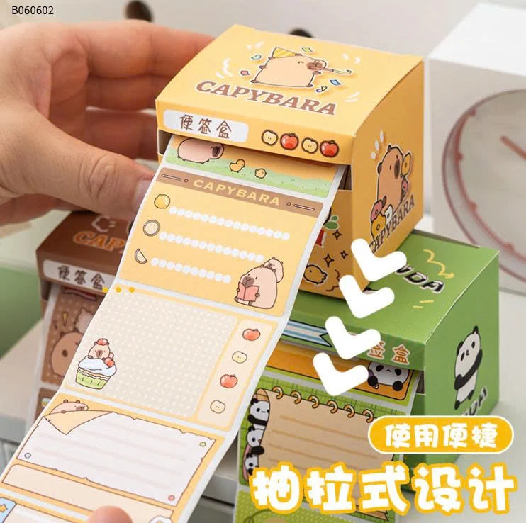 HỘP 256 CHIẾC NHÃN VỞ- Sỉ 50k/1set 2hộp mix màu