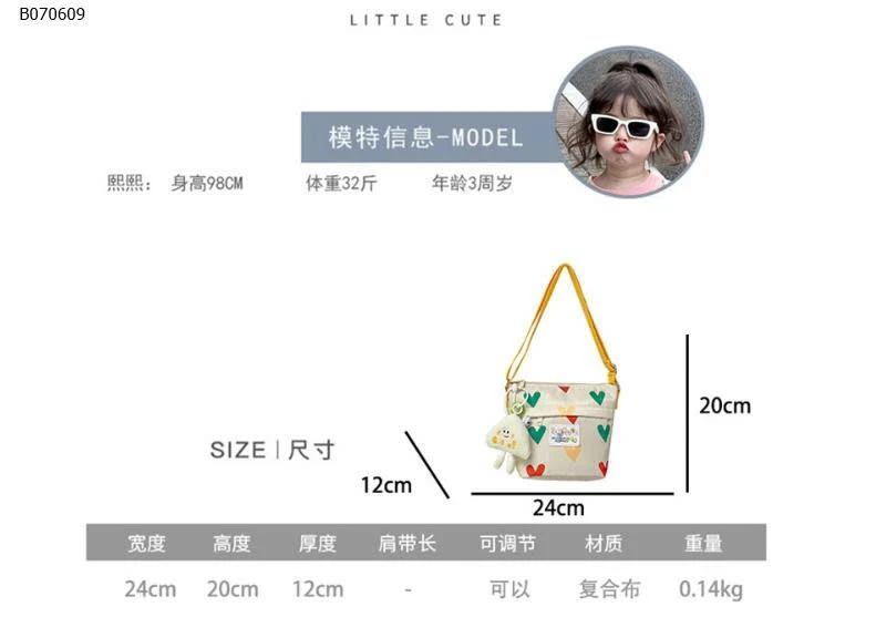  TÚI XÔ ĐEO CHÉO HỌA TIẾT BG-Sỉ 105k