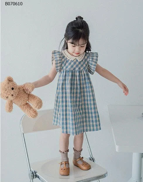 VÁY KẺ PREMIUM ICON CHO BÉ GÁI-Sỉ 107k