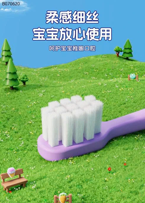 6 BÀN CHẢI XINH YÊU NGỘ NGHĨNH CHO BÉ TỪ 3-12 tuổi -sỉ 59k