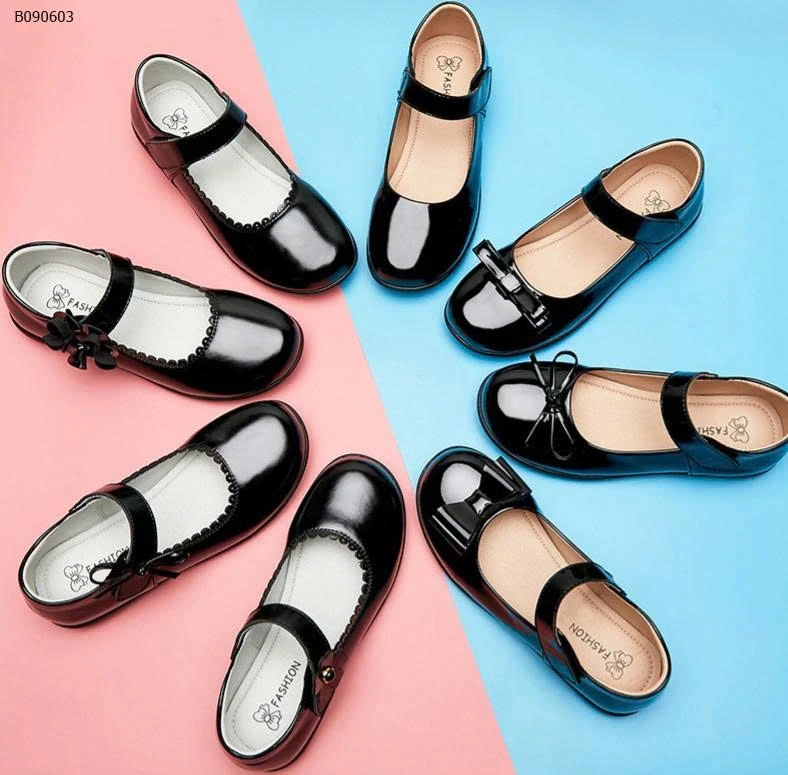 GIÀY HỌC SINH BÚP BÊ DA BÉ GÁI -Sỉ 188k