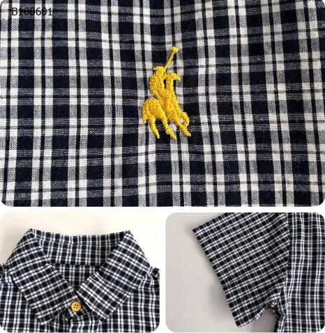 ÁO SƠ MI KẺ CARO AOAOKIDS BT - sỉ 150k