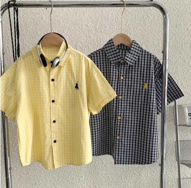 ÁO SƠ MI KẺ CARO AOAOKIDS BT - sỉ 150k