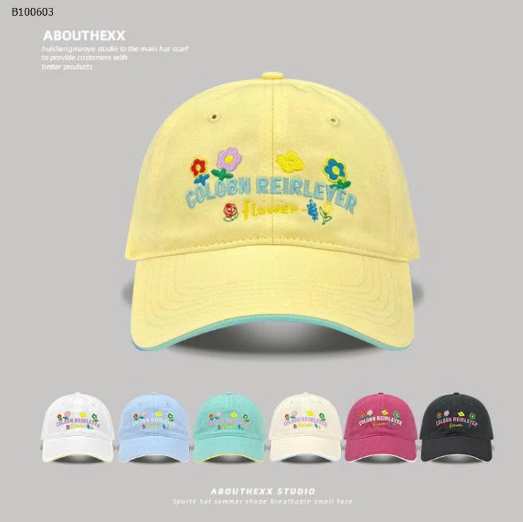 MŨ LƯỠI TRAI CHO NỮ -sỉ 60k