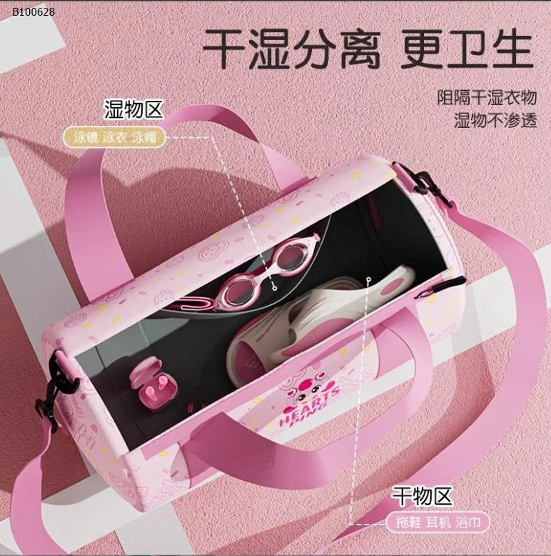 TÚI TRỐNG THỂ THAO CHO BÉ GÁI -sỉ 163k