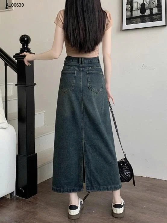 CHÂN VÁY JEAN DÁNG DÀI-Sỉ 159k 
