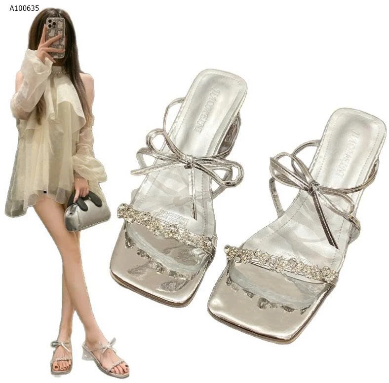 DÉP NƠ QUAI MẢNH ĐÍNH ĐÁ -Sỉ 132k