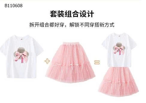 SET VÁY KÈM ÁO BÉ GÁI -sỉ 155k