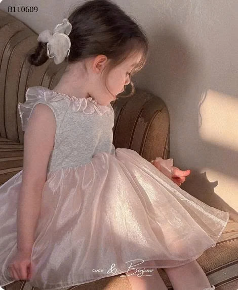 VÁY SÁT NÁCH PHỐI VOAN - sỉ 165k