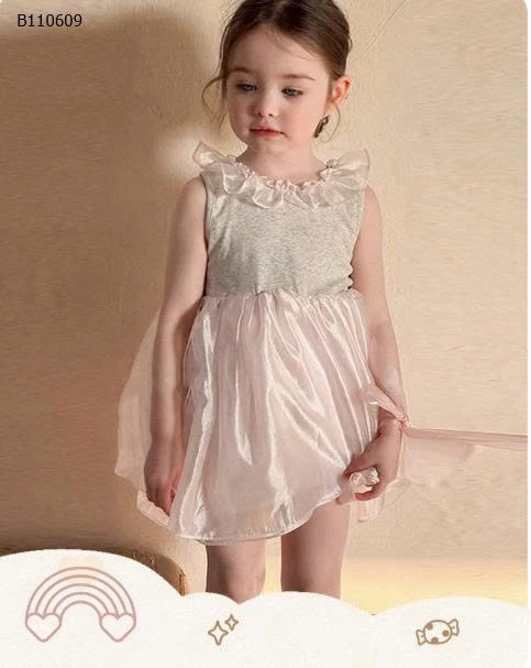 VÁY SÁT NÁCH PHỐI VOAN - sỉ 165k