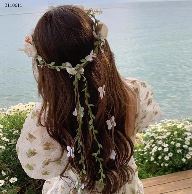 VÒNG HOA TẾT TÓC CHO BÉ   - sỉ 60k