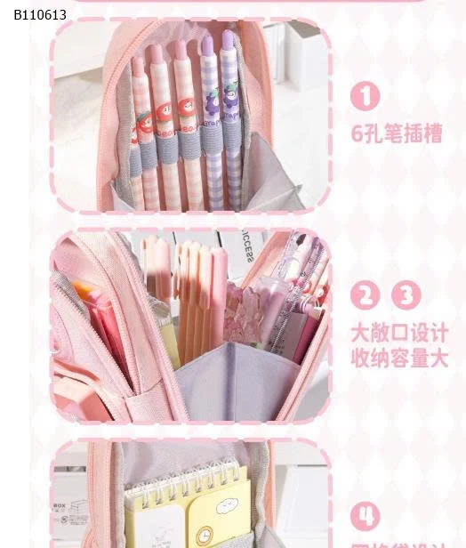 HỘP ĐỰNG BÚT NHIỀU NGĂN - sỉ 63k