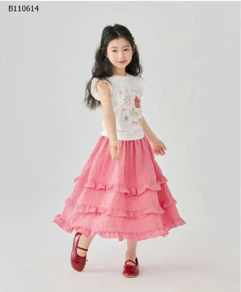 CHÂN VÁY VIỀN BÈO BG  - sỉ 134k