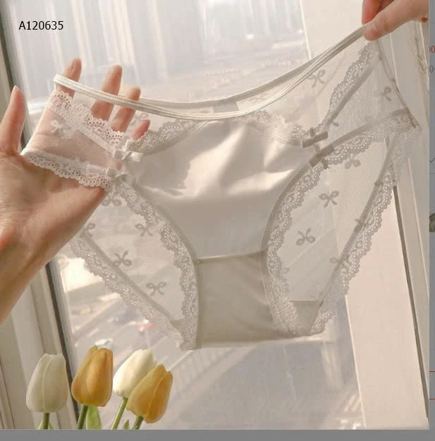 SET 5 QUẦN LÓT LỤA PHỐI REN NỮ   - Sỉ 105k/1 set 5 chiếc mix màu 