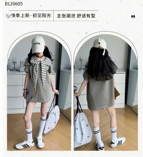 VÁY SUÔNG PHỐI KHĂN BG SZ ĐẠI - sỉ 186k