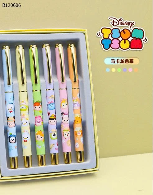 HỘP 6 BÚT MỰC DISNEY-Sỉ 125k