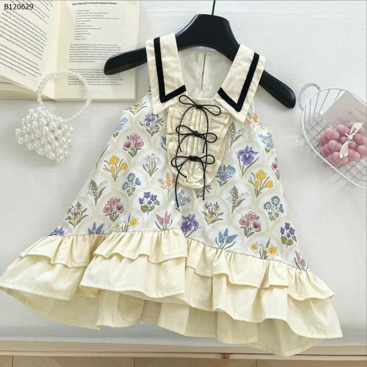 VÁY CỔ YẾM HOA  -Sỉ 144k