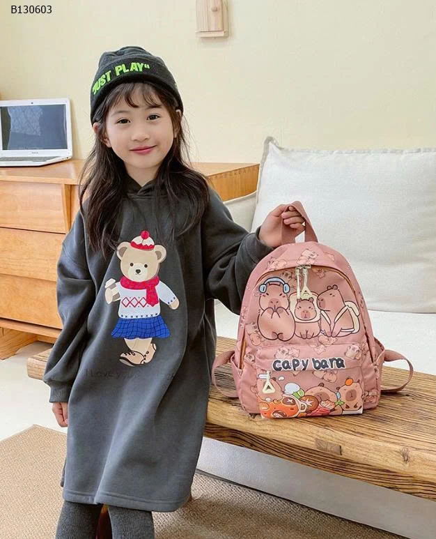 BALO HOẠT HÌNH CAPYBARA CHO BÉ  -Sỉ 86k