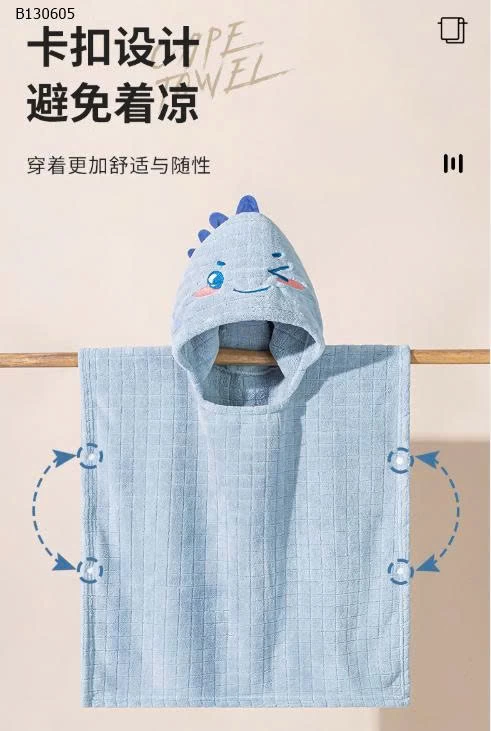  KHĂN TẮM YUKE CHO BÉ  -Sỉ 116k (70*140) 