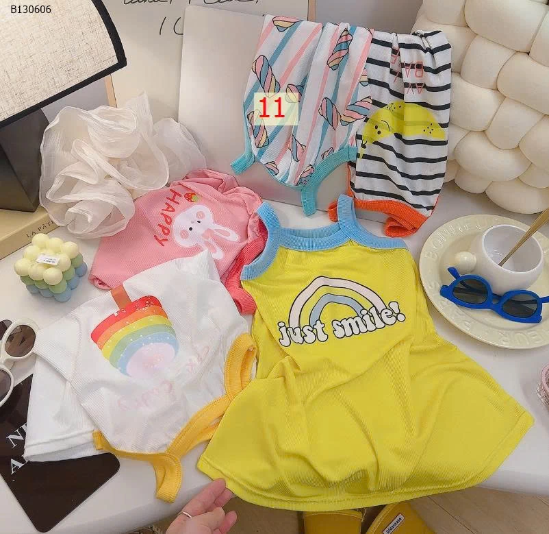 VÁY CỔ YẾM HOẠT HÌNH BG  -Sỉ 48k