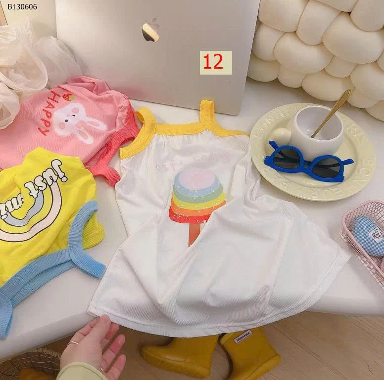 VÁY CỔ YẾM HOẠT HÌNH BG  -Sỉ 48k