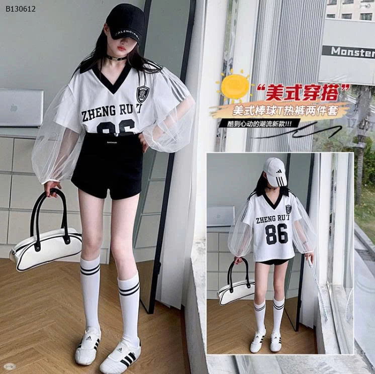 SET ÁO CỔ V MIX QUẦN SHORT-Sỉ  giá  áo: 169k / quần: 134k 