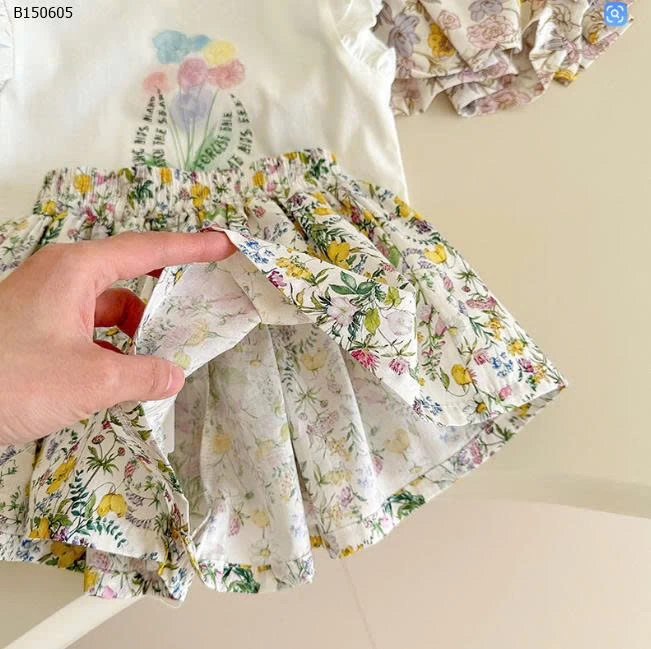 SET ÁO HOA SÁT NÁCH BG - sỉ 160k