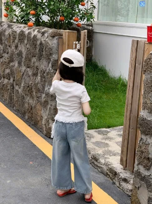 SET ÁO THUN KITTY MIX QUẦN JEAN HOẠT HÌNH BG-sỉ áo: 123k  quần: 177k 