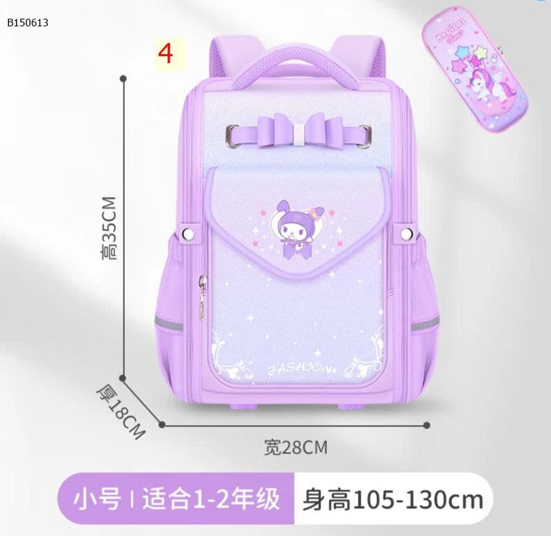 BALO KUROMI CUTE CHO BÉ GÁI - sỉ giá  sz to: 233k  sz nhỏ: 226k 