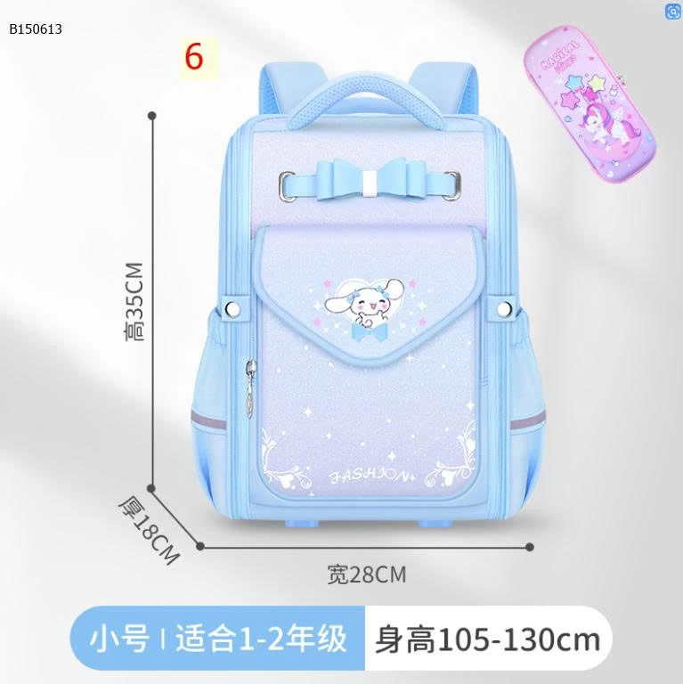 BALO KUROMI CUTE CHO BÉ GÁI - sỉ giá  sz to: 233k  sz nhỏ: 226k 